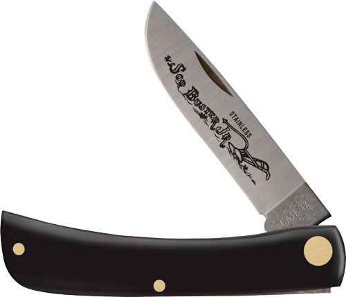CASE KNIVES BLACK SYNTHETIC – SMOOTH SOD BUSTER JR