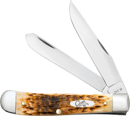 CASE KNIVES AMBER BONE PEACH – SEED JIG TRAPPER
