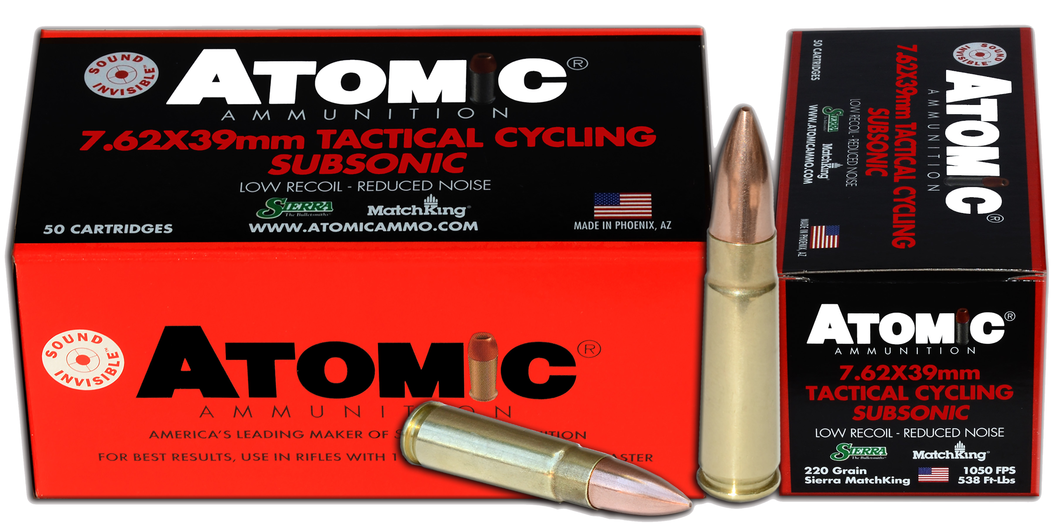 ATM 7.62X39 220GR CYSUB HPBT50