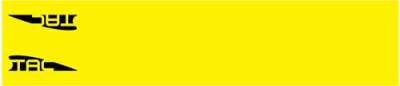 TAC VANES STANDARD ARROW WRAP – 4.675″ YELLOW 13 PACK