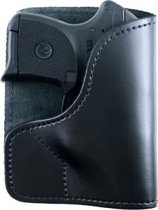 DESANTIS TRICKSTER POCKET HLTR – AMBI LEATHER RUGER LCP 380 BLK