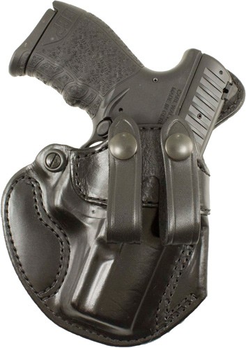 DESANTIS COZY PARTNER HOLSTER – IWB RH LTHR FITS GLOCK 43 BLK