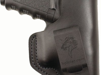 DESANTIS DUAL CARRY II HOLSTER – IWB/OWB RH LTHR GLK 4343X BLK