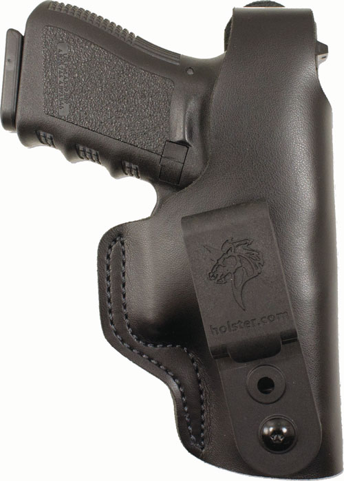 DESANTIS DUAL CARRY II HOLSTER – IWB/OWB RH LTHR GLK 4343X BLK