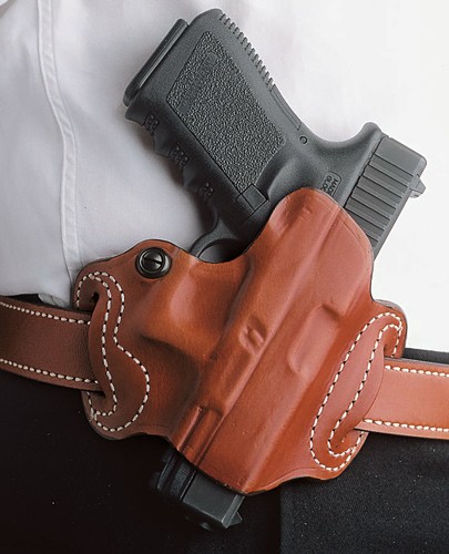 DESANTIS MINI SLIDE HOLSTER – OWB RH LTHR FOR GLOCK 20/21 TN
