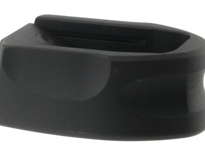Samson 040603201 Magazine Extension  made of 6061-T6 Aluminum with Hardcoat Anodized Black Finish for 9mm Luger S&W M&P Shield, M&P Shield M2.0 7 & 8 Round Mags (Adds 1rd)