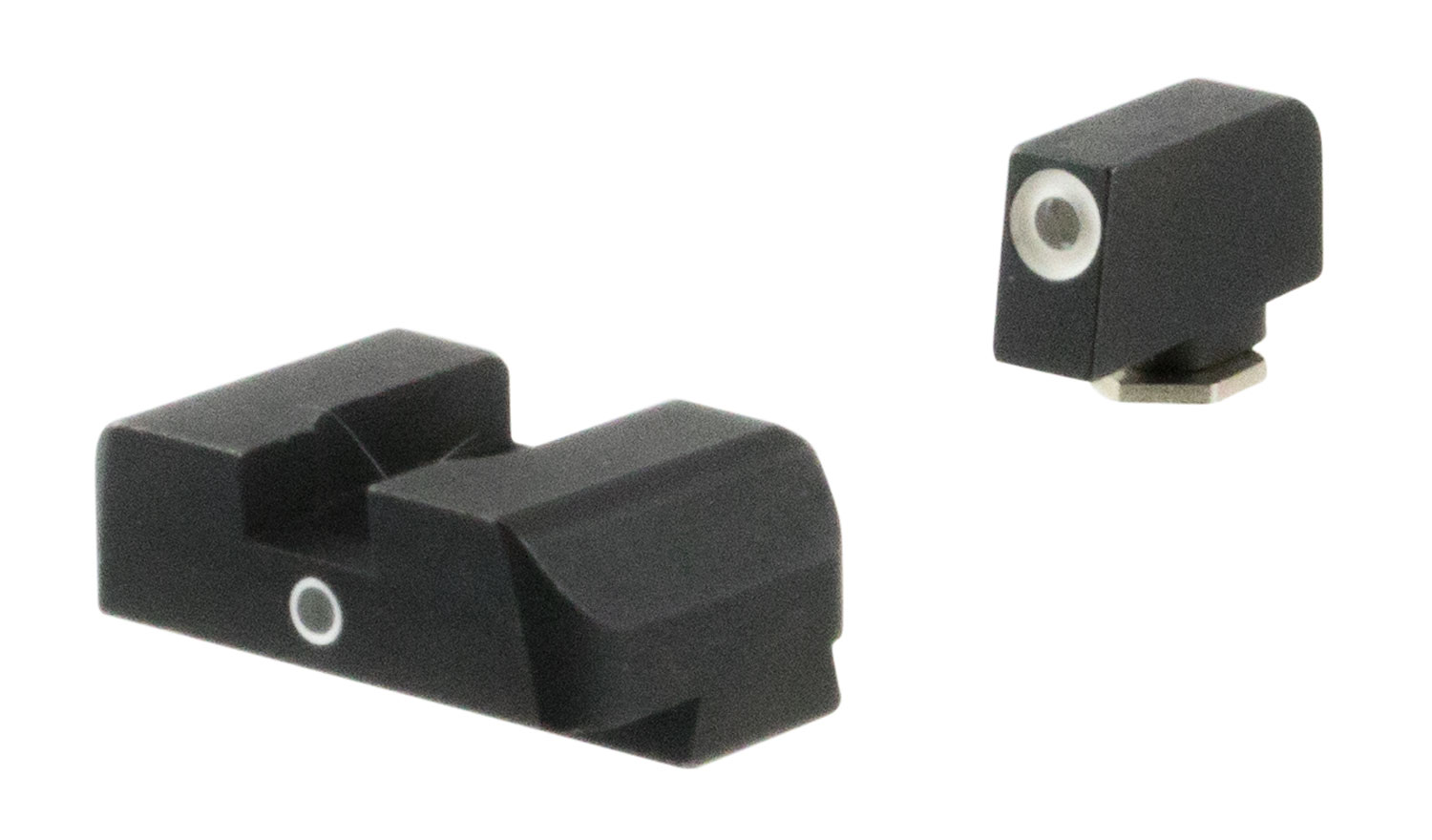 AmeriGlo GL5101 i-Dot Sight  Set for Glock  Green Tritium White Outline Front Sight-Green Tritium Rear Sight