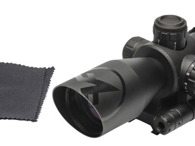 Firefield FF13065 Barrage w/Red Laser Matte Black 2.5-10x40mm Illuminated Red/Green Mil-Dot Reticle/Red Laser