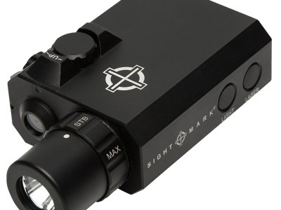 Sightmark SM25012 LoPro Mini Combo Flashlight and Green Laser Sight  Matte Black 300 Lumens White LED