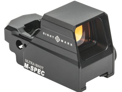 Sightmark SM26034 Ultra Shot M-Spec LQD Reflex Sight Matte Black 1 x 33 mm x 24 mm 2 MOA Red Dot/65 MOA Circle Crosshair
