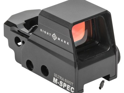 Sightmark SM26035 Ultra Shot M-Spec FMS Reflex Sight Matte Black 1 x 33 mm x 24 mm 2 MOA Red Dot/65 MOA Circle Crosshair