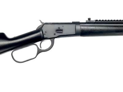 Taylors & Company 220093 1892 Alaskan Take-Down 44 Rem Mag Caliber with 7+1 Capacity, 16″ Barrel, Matte Black Metal Finish & SoftTouch Black Synthetic Stock Right Hand (Full Size)