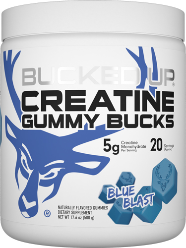 BUCKED UP CREATINE GUMMIES – BLUE BLAST 20 SERVINGS