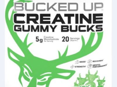 BUCKED UP CREATINE GUMMIES – TROPIC THUNDER 20 SERVINGS