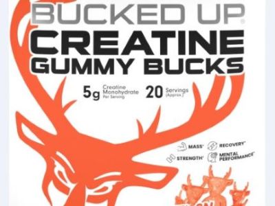BUCKED UP CREATINE GUMMIES – MELON MADNESS 20 SERVINGS