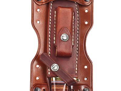 Galco SHU Shuka Knife Holder Over The Shoulder Tan Leather