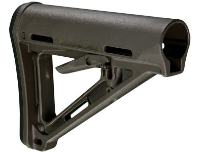 Magpul MAG400-ODG MOE Carbine Stock OD Green Synthetic for AR-15, M16, M4 with Mil-Spec Tube (Tube Not Included)