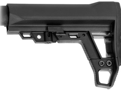 Aim Sports ARAMSO1 Advanced Modular  6 Position Black Synthetic for AR-Platform