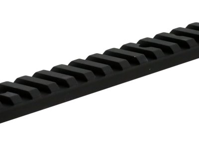 Talley POO252714 Picatinny Rail  Black Anodized Aluminum Tikka T3/T3x Short Action 0 MOA