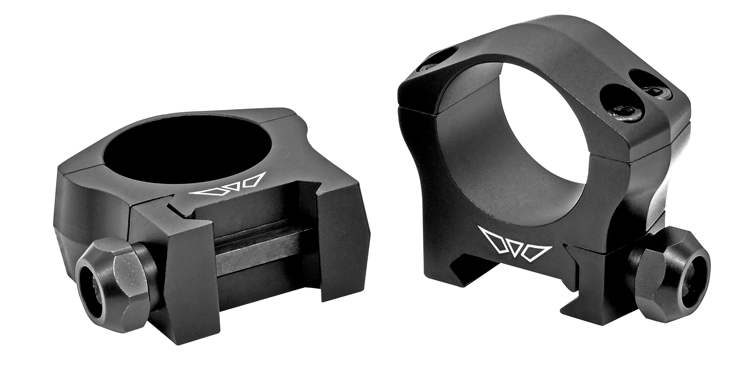 Warne 7200M Scope Rings Mountain Tech Matte Black 1″ Low 0 MOA