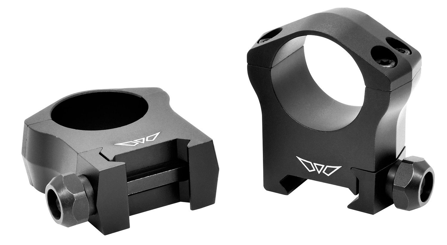 Warne 7202M Scope Rings Mountain Tech Matte Black 1″ High 0 MOA