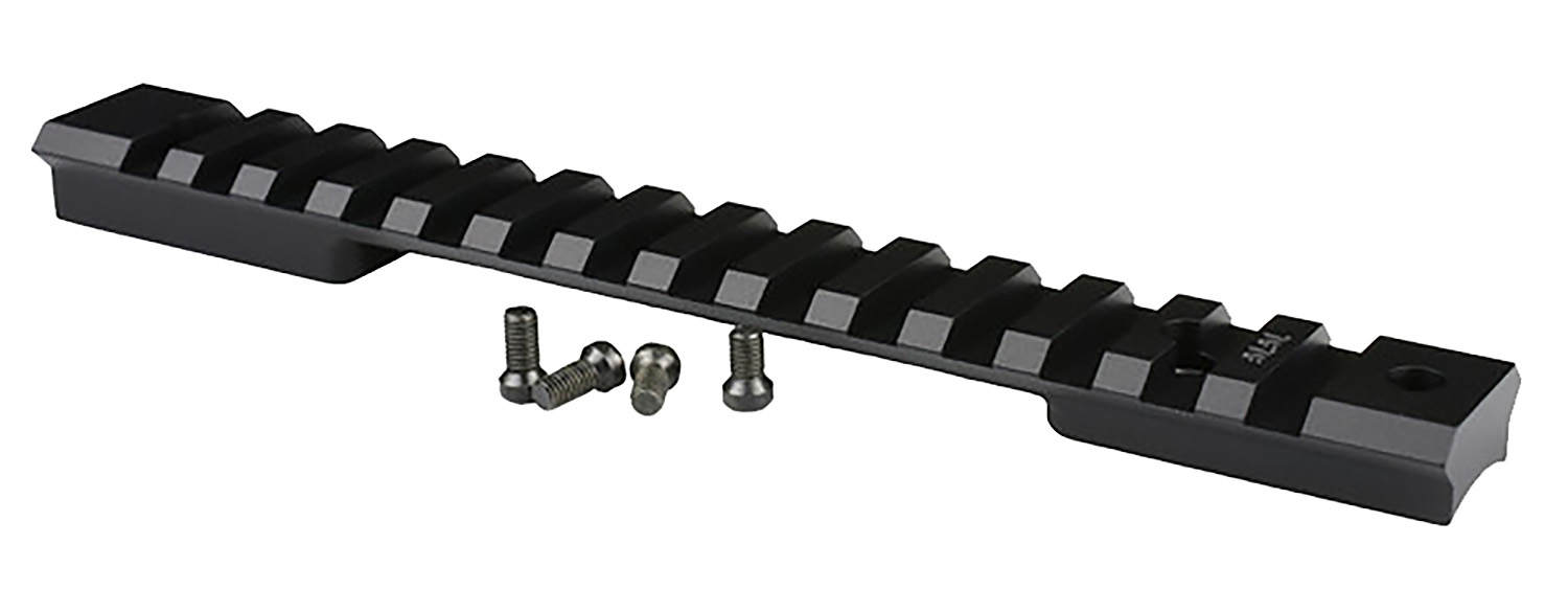 Warne 7651M Mountain Tech Tactical Rail Black Anodized Aluminum Howa 1500/1700 Long Action, 0 MOA