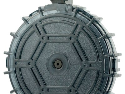 ProMag RUGA30 Ruger 10/22  70rd Drum 22 LR Fit Ruger 10/22/Ruger Charger Black Polycarbonate