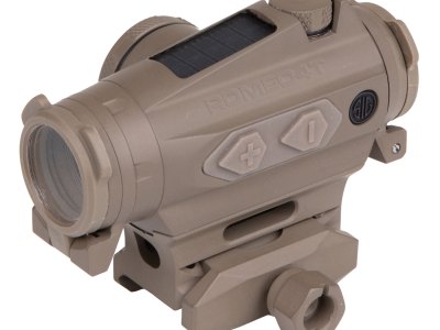 Sig Sauer Electro-Optics SOR43131 Romeo4T  Flat Dark Earth 1 x 20 mm 2 MOA Red Ballistic Dot/65 MOA Circle
