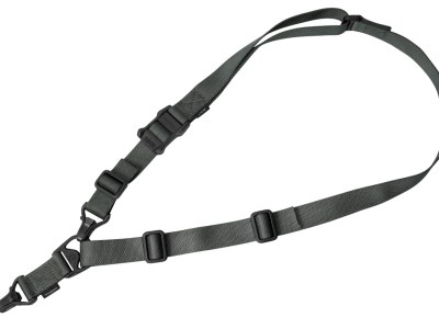 Magpul MAG514GRY MS3 Gen2 Sling Gray Nylon 48″-60″ OAL Adjustable One-Two Point Rifle