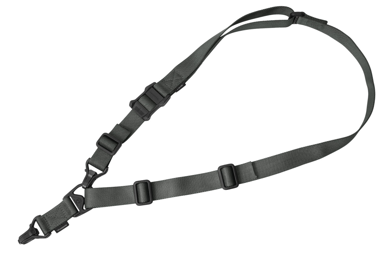 Magpul MAG514GRY MS3 Gen2 Sling Gray Nylon 48″-60″ OAL Adjustable One-Two Point Rifle