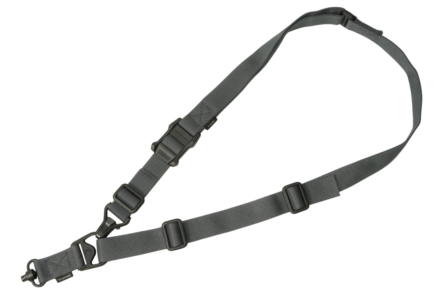Magpul MAG515GRY MS3 Single QD Sling GEN2 Gray Nylon 48″-60″ OAL Adjustable One-Two Point Rifle