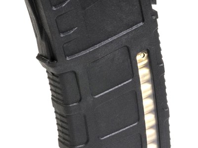 Magpul MAG575BLK PMAG GEN M3 30rd Detachable w/Capacity Window 5.56x45mm NATO Fits Steyr Arms AUG/F88/F90 Black Polymer