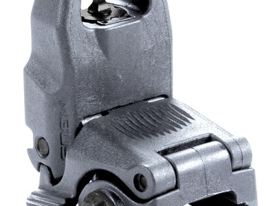 Magpul MAG247-GRY MBUS Sight Front  Stealth Gray Polymer, Spring-Loaded Flip Up for AR15/ M16