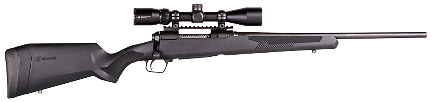 Savage Arms 57313 110 Apex Hunter XP 30-06 Springfield 4+1 22″, Matte Black Metal, Synthetic Stock, Vortex Crossfire II 3-9x40mm Scope