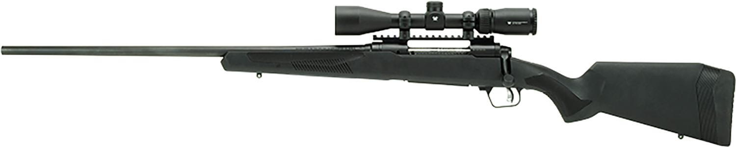 Savage Arms 57320 110 Apex Hunter XP 6.5 Creedmoor 4+1 24″, Matte Black Metal, Synthetic Stock, Vortex Crossfire II 3-9x40mm Scope, Left Hand