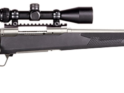 Savage Arms 57351 110 Apex Storm XP 270 Win 4+1 22″, Matte Stainless Metal, Synthetic Stock, Vortex Crossfire II 3-9x40mm Scope