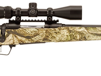 Savage Arms 57357 110 Apex Predator XP 22-250 Rem 4+1 20″, Matte Black Metal, Mossy Oak Mountain Country Synthetic Stock, Vortex Crossfire II 4-12x44mm