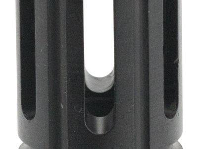 TacFire MZ10053BN 6 Prong Flash Hider Black Nitride Steel with 5/8″-24 tpi Threads, 2.22″ OAL & 0.87″ Diameter for 308 Win AR-10