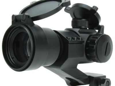 TacFire RD004 1×30 Dual Illuminated Red/Green Dot Sight  Black Anodized 1 x 30 mm 2 MOA Dot