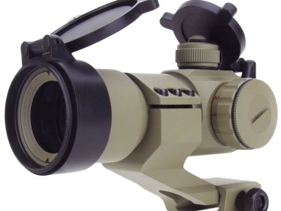 TacFire RD004T 1×30 Dual Illuminated Red/Green Dot Sight  Tan 1 x 30 mm 2 MOA Dot