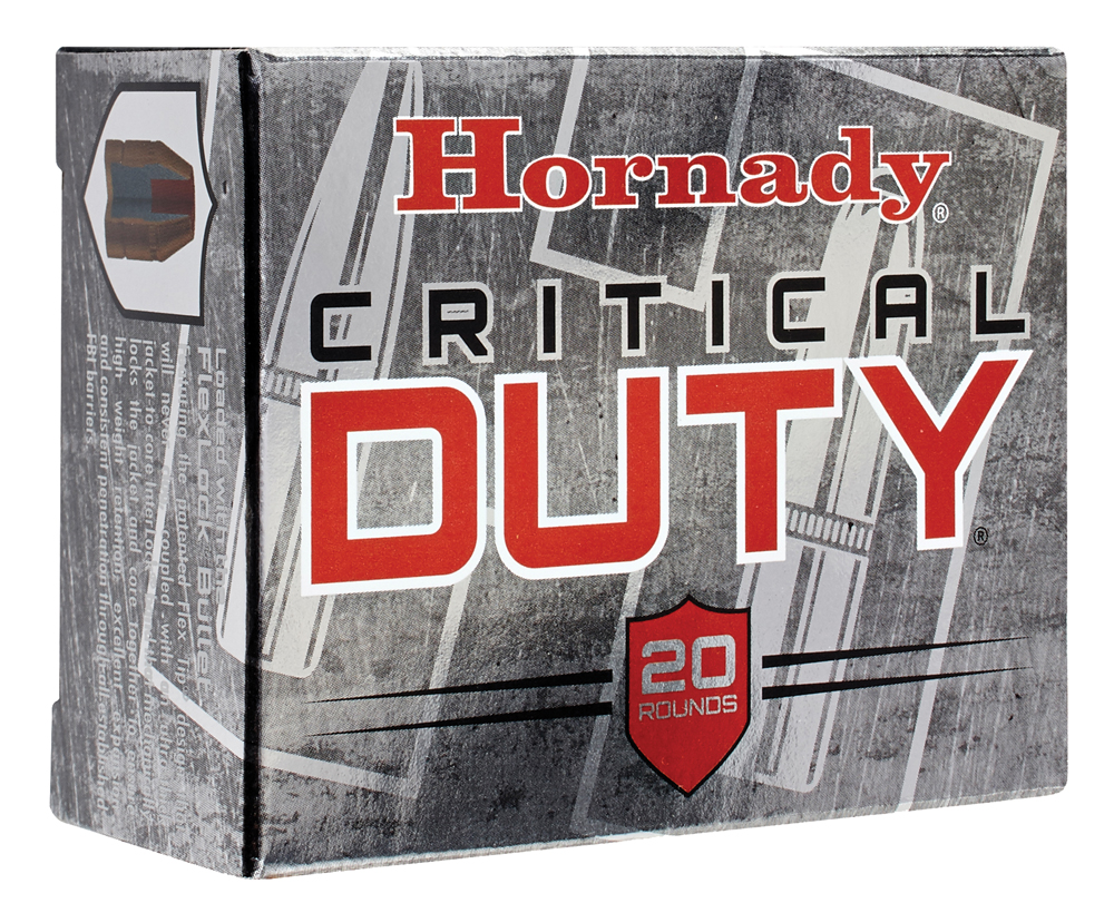 Hornady 91256 Critical Duty  10mmAuto 175gr Hornady FlexLock 20 Per Box/10 Case