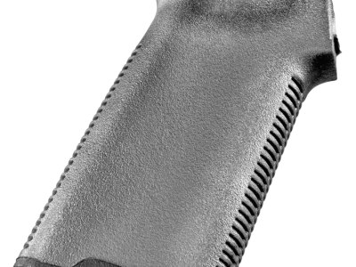 Magpul MAG416GRY MOE+ Grip Gray Textured Polymer w/Rubber Overmold, Fits AR-15/AR-10/M16/M4/M110/SR25