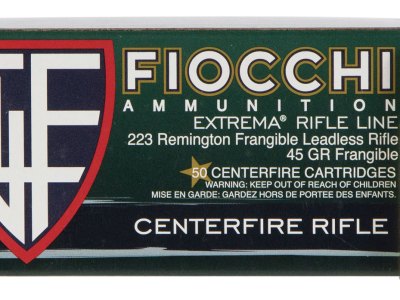 Fiocchi 223FRANG Extrema  223Rem 45gr Lead Free Frangible 50 Per Box/20 Case