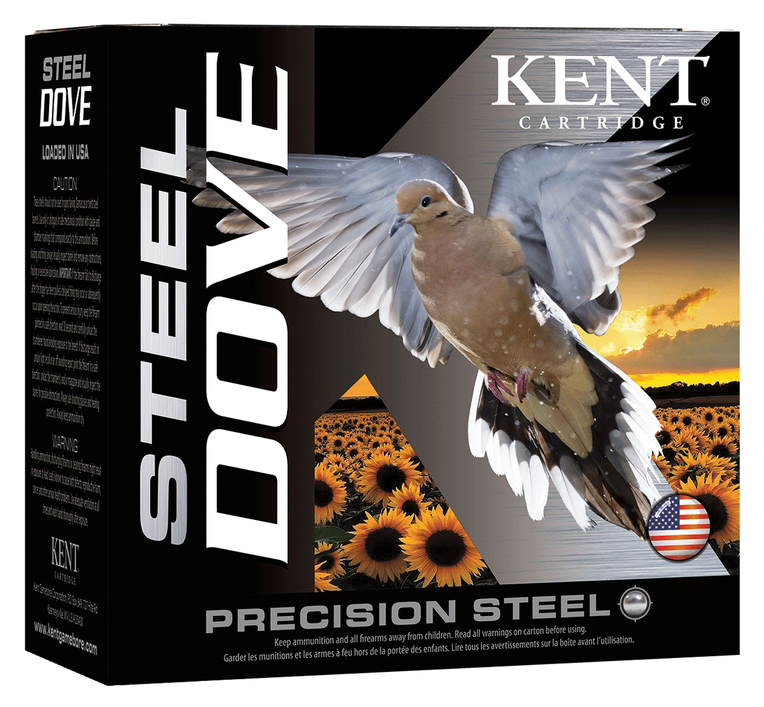 Kent Cartridge K20SD246 Steel Dove  20Gauge 2.75″ 7/8oz 6Shot 25 Per Box/10 Case