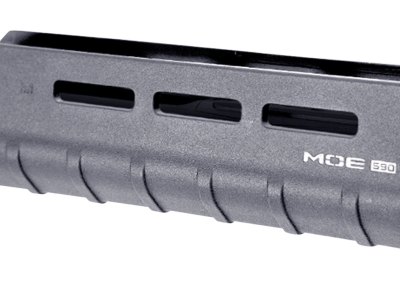 Magpul MAG494-GRY MOE M-LOK Handguard made of Polymer with Stealth Gray Finish for Mossberg 590, 590A1