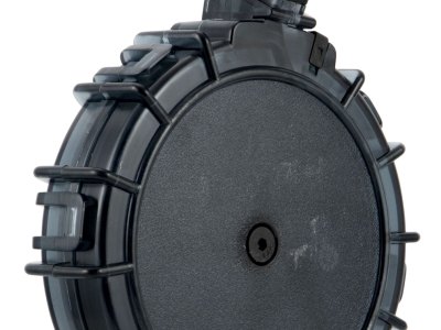 ProMag REMA3 Standard  55rd Drum 22 LR Fits Remington 597 Smoke Polymer