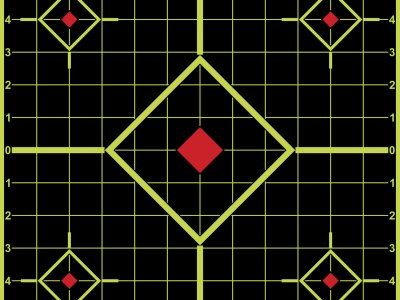 Pro-Shot 12SIGREEN5PK SplatterShot Sight-In Self-Adhesive Paper Black/Green 12″ 5-Diamond 5 Pack