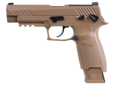 Sig Sauer Airguns AIRM17177 P320-M17 Air Pistol CO2 177 Pellet 20+1 4.70″ Coyote Polymer Grips