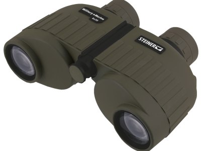 Steiner 2033 Military-Marine  8x30mm Porro Prism, Sports-Auto Focus, OD Green Makrolon w/Rubber Armor