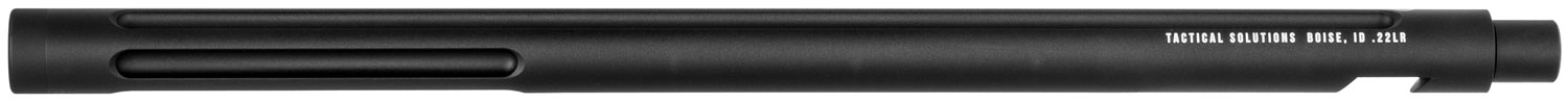 Tactical Solutions 1022TEMB X-Ring Barrel 22 LR 16.50″ Matte Black Finish Aluminum Material Bull with Fluting & Threading for Ruger 10/22